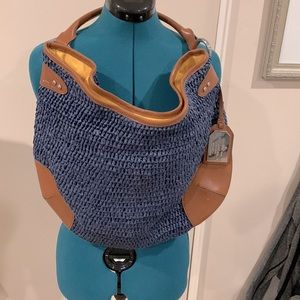 Ralph Lauren woven tote